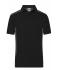 Uomo Men's Workwear Polo - STRONG - Black/carbon 10446