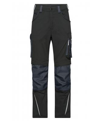 Unisex Workwear Pants Slim Line  - STRONG - Black/carbon 10430