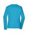 Damen Ladies' Workwear-Longsleeve-T Turquoise 10525