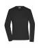 Donna Ladies' Workwear-Longsleeve-T Black 10525