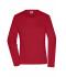 Donna Ladies' Workwear-Longsleeve-T Red 10525