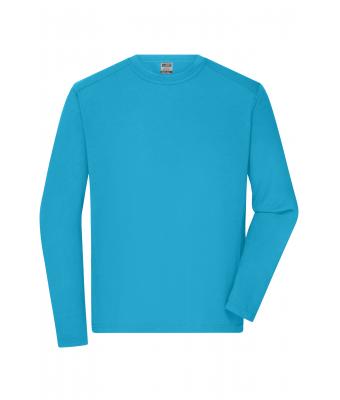 Uomo Men's Workwear-Longsleeve-T Turquoise 10526