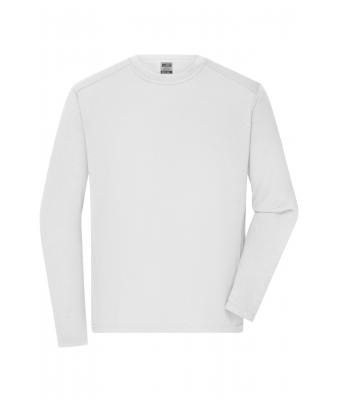 Uomo Men's Workwear-Longsleeve-T White 10526