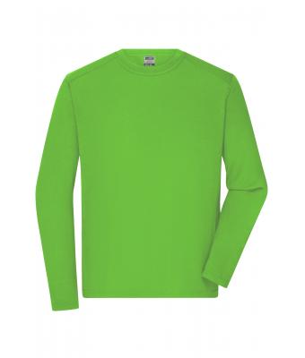 Uomo Men's Workwear-Longsleeve-T Lime-green 10526
