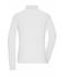 Donna Ladies' Workwear-Longsleeve Polo White 10527