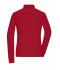 Donna Ladies' Workwear-Longsleeve Polo Red 10527