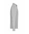 Uomo Men's Workwear-Longsleeve Polo Grey-heather 10528