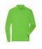 Uomo Men's Workwear-Longsleeve Polo Lime-green 10528