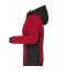 Donna Ladies' Padded Hybrid Jacket Red-melange/black 10529