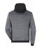 Uomo Men's Padded Hybrid Jacket Carbon-melange/black 10530