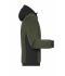 Uomo Men's Padded Hybrid Jacket Olive-melange/black 10530