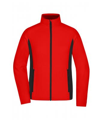 Donna Ladies' Stretchfleece Jacket Red/black 11478