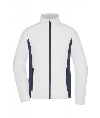 Ladies Ladies' Stretchfleece Jacket White/carbon 11478
