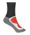 Unisex Sport Socks Black/red 7356