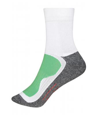 Unisex Sport Socks White/green 7356