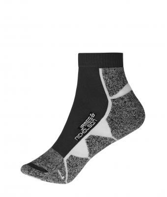 Unisex Sport Sneaker Socks Black/white 8669