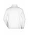 Unisexe Sweat-shirt col droit 1/4 de zip Blanc 7415