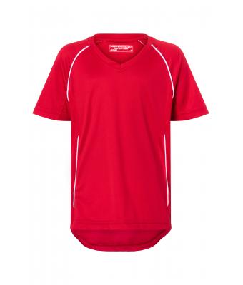 Kinder Team Shirt Junior Red/white 7455