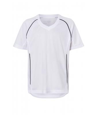Kinder Team Shirt Junior White/black 7455