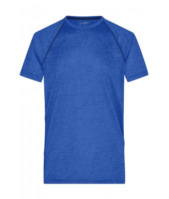 Uomo Men's Sports T-Shirt Blue-melange/navy 8465