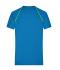 Uomo Men's Sports T-Shirt Bright-blue/bright-yellow 8465