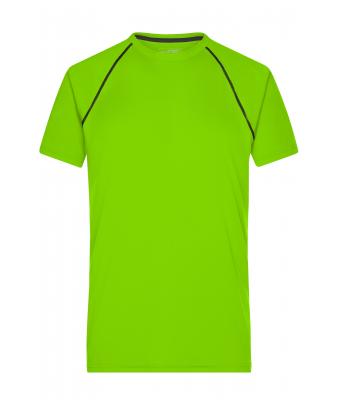 Uomo Men's Sports T-Shirt Bright-green/black 8465