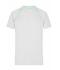 Herren Men's Sports T-Shirt White/bright-green 8465