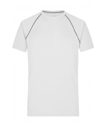 Homme T-shirt technique homme Blanc/argent 8465