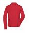 Damen Ladies' Sports Shirt Longsleeve Red-melange/titan 8466