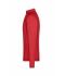 Uomo Men's Sports Shirt Longsleeve Red-melange 8467
