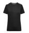 Damen Ladies' Sports Shirt Black/black-printed 10242