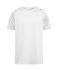 Herren Men's Sports Shirt White/black-printed 10243