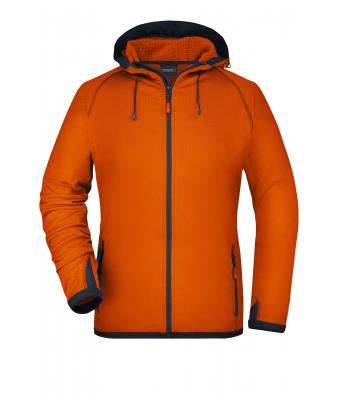 Donna Ladies' Hooded Fleece Dark-orange/carbon 8025