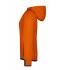 Femme Veste contrastée à capuche femme Orange-foncé/carbone 8025