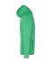Men Men's Knitted Fleece Hoody Green-melange/black 8044