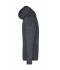 Uomo Men's Knitted Fleece Hoody Dark-melange/black 8044
