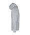 Uomo Men's Knitted Fleece Hoody Light-melange/carbone 8044
