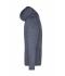 Uomo Men's Knitted Fleece Hoody Denim-melange/black 8044