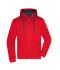 Uomo Men's Hooded Jacket Red/carbon 8050