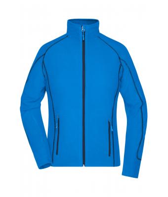 Damen Ladies' Structure Fleece Jacket Aqua/navy 8051