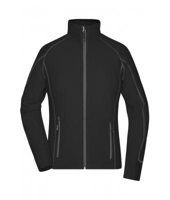 Donna Ladies' Structure Fleece Jacket Black/carbon 8051