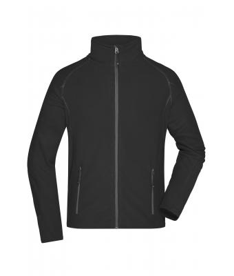 Herren Men's Structure Fleece Jacket Black/carbon 8052