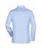 Uomo Men's Business Shirt Long-Sleeved Light-blue 7530