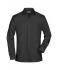 Uomo Men's Business Shirt Long-Sleeved Black 7530
