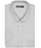 Uomo Men's Business Shirt Short-Sleeved Light-grey 7531