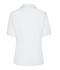 Damen Ladies' Business Blouse Short-Sleeved White 7533