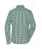 Donna Ladies' Checked Blouse Forest-green/white 8053