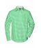 Uomo Men's Checked Shirt Green/white 8054