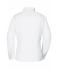 Donna Ladies' Plain Shirt White/royal-white 8055
