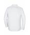 Uomo Men's Plain Shirt White/royal-white 8056